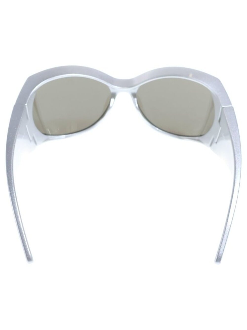 Balenciaga Void Butterfly Frame Side Logo Silver Eyewear - Picture 2 of 6